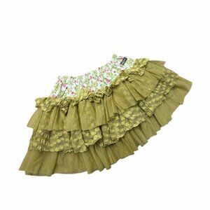 Matilda Jane Serendipity Ruffle Layered Skirt Girls Size 6